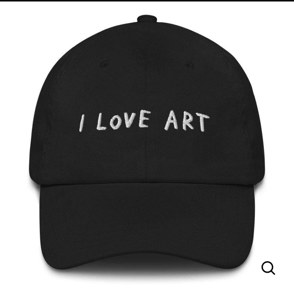 “I Love Art” Hat - Adam J Kurtz NWT